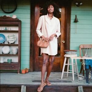 Tuckernuck Pomander Place Polly Tan Mini Dress Size XL